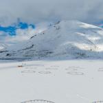 ADIYAMAN (PERRE) - (Emrah PARLAR) - Adıyaman'ın Çelikhan ilçesinde bulunan ve bölgenin önemli doğal miras alanları arasında yer alan Yüzen Adalar, etkili olan kar yağışı ve soğuk hava nedeniyle tamamen buzla kaplandı.