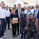 ADIYAMAN (PHA) - Adıyaman’da, 6 Şubat depremlerinden sonra büyük acılar yaşayan, yaşamlarını sürdürebilmek için akülü sandalyeye ihtiyaç duyan depremzede bireyler için umut dolu bir adım atıldı.